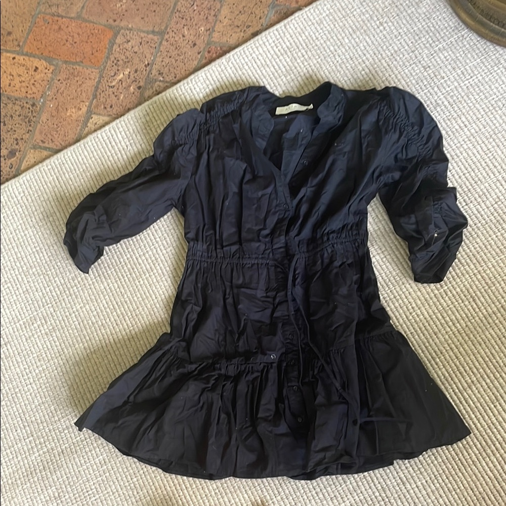 Black Ruffled Dress